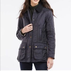 Barbour Beadnell navy blue jacket - Perfect for Fall!